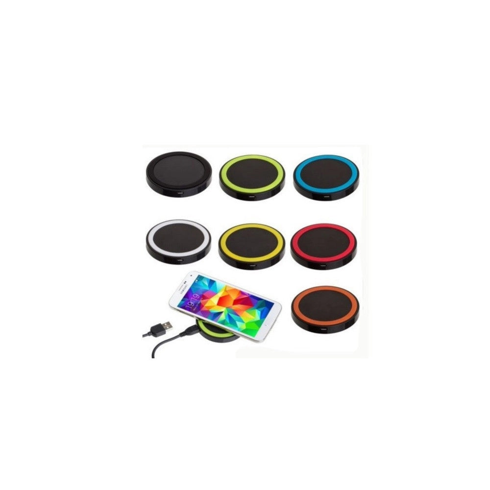 Trade Shop - Portatile Mini Wireless Qi Power Carica Batteria Esterna Caricatore Caricabatter -