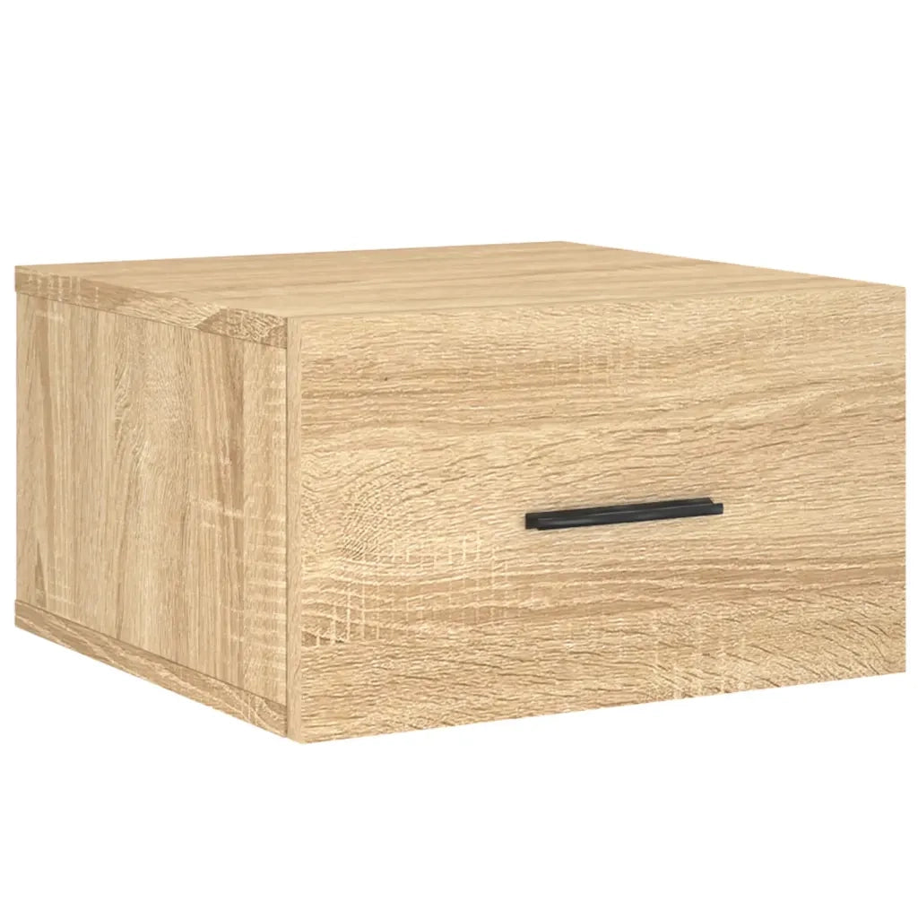 Comodino a Muro Rovere Sonoma 35x35x20 cm 829858