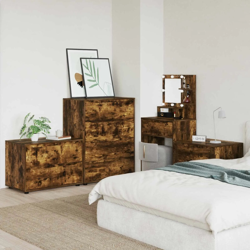 Armadio Rovere fumé 80 x 48 x 57 cm Legno multistrato 888822