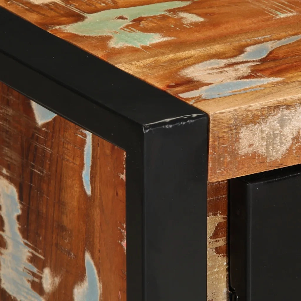 Credenza Multicolore 55x35x70 cm in Legno Massello Recupero 4013574