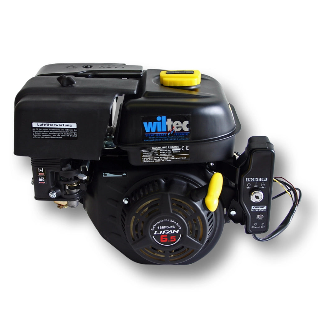 LIFAN 168 Motore benzina 4 tempi, 1 cilindro OHV, 4,8kW 6,5 CV 19,05mm 196 ccm Avviamento elettrico