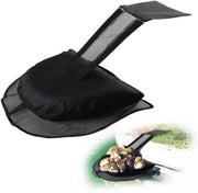 Schiocco di emergenza per animali - Scivolo di salvataggio per piscina - Evacuazione sicura - Tela di Oxford duraturo - 25x20 cm - Nero