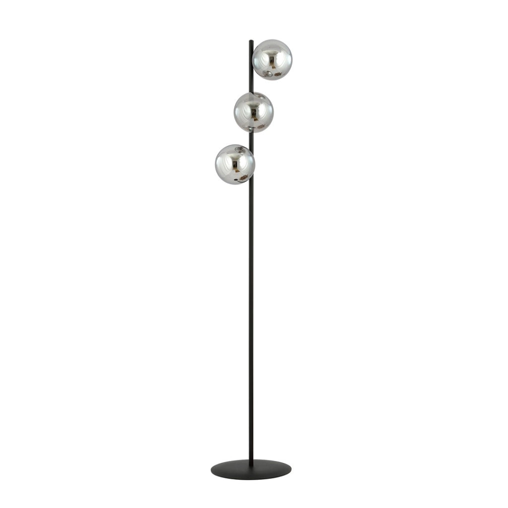 Lampada da terra Emibig ROSSI LP3 grafite metallo/vetro