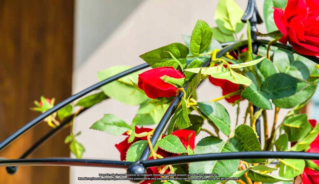 Supporto per ombrellone da giardino KADAX per rose, rampicanti, edera, pergola in metallo, 190 cm