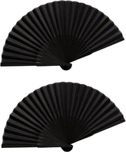 Due asciugamani pieghevoli - asciugamano in tessuto per regalo di compleanno o matrimonio (nero)