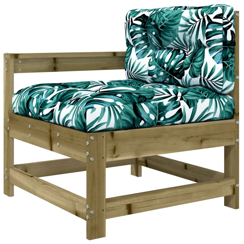 Set Divani da Giardino 8pz con Cuscini Legno Impregnato di Pino 3185891