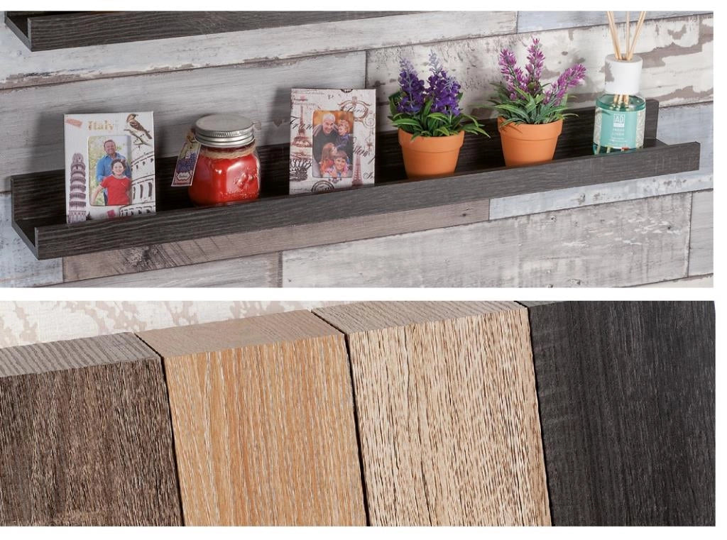 Mensola da parete muro in mdf knoll 70 x 10 x 5 4 colori