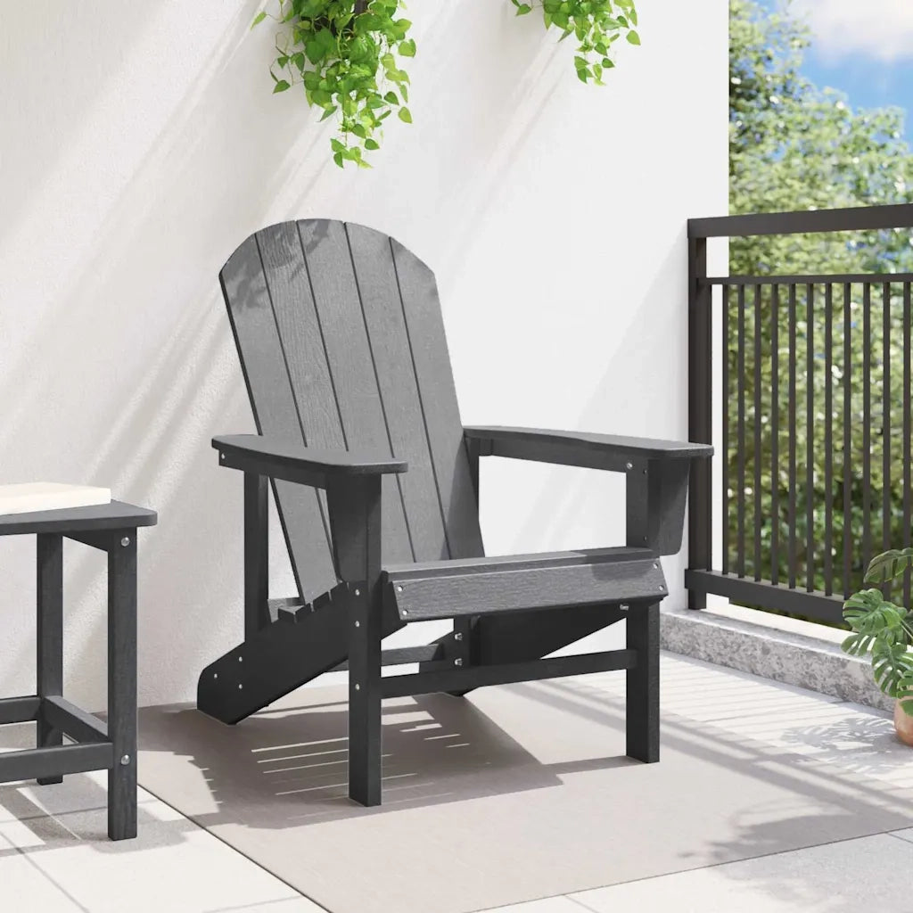 Sedia Adirondack Grigio chiaro 82 x 74 x 92 cm HDPE 42006624