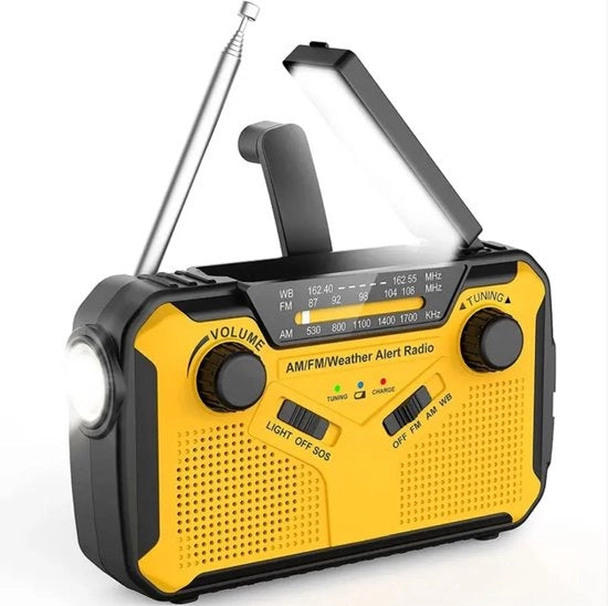 Radio a batterie per emergenza - Radio solare - Radio manuale