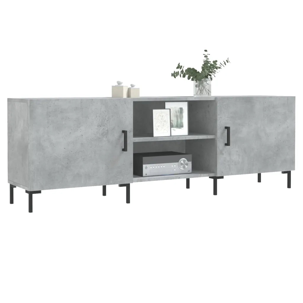 Mobile Porta TV-Mobile per TV-Credenza TV Grigio Cemento 150x30x50cm in Legno Multistrato 974188