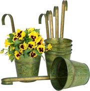 Bacchette per piante galvanizzate - stile vintage - set da 6 - metallo