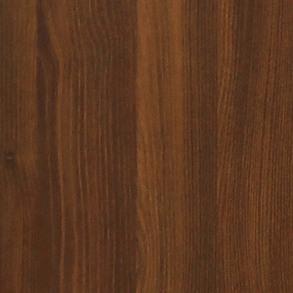 Scarpiera con Specchio a 3 Livelli Rovere marrone 63x17x102,5cm