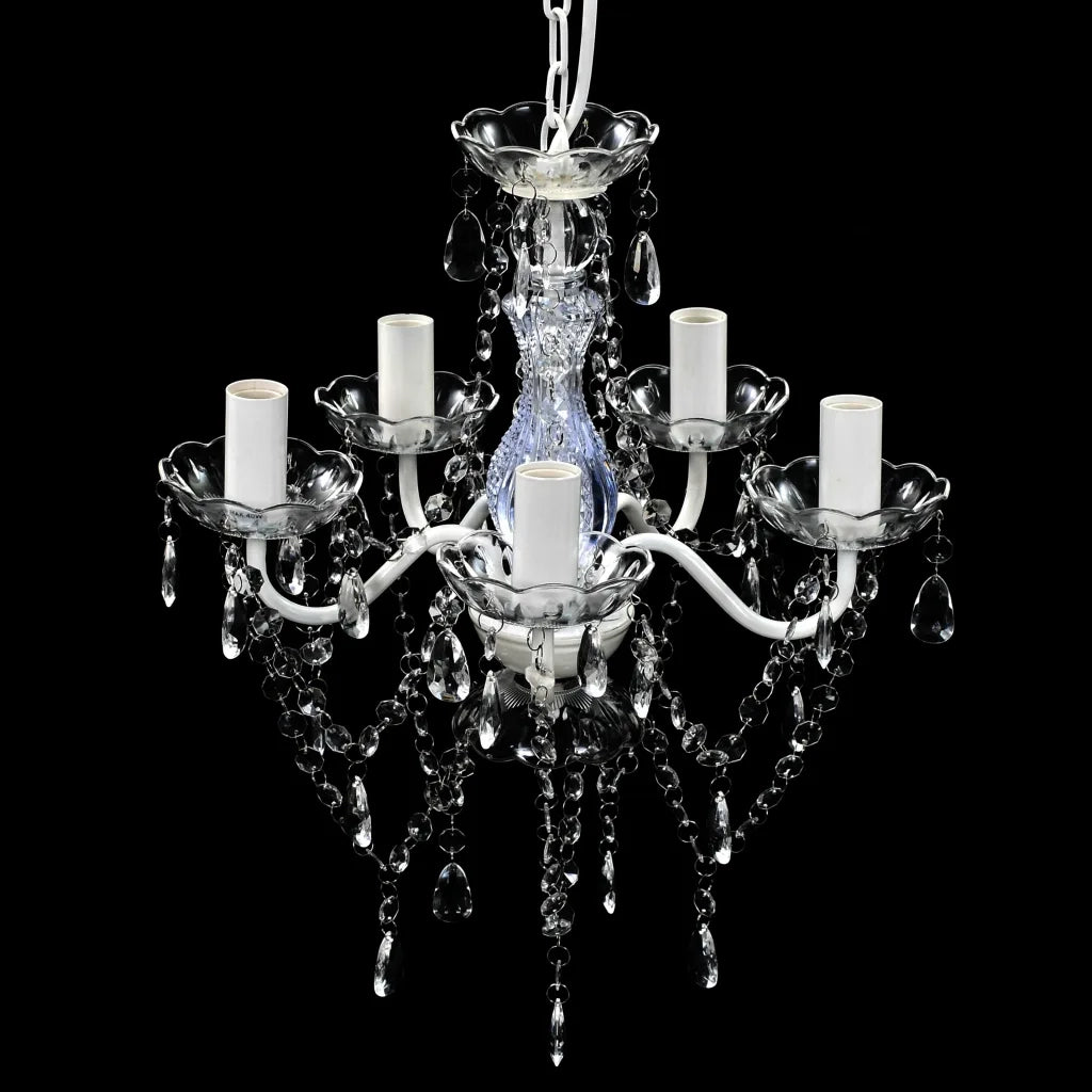 Lampadario con 5 Lampadine Trasparente cod mxl 48580