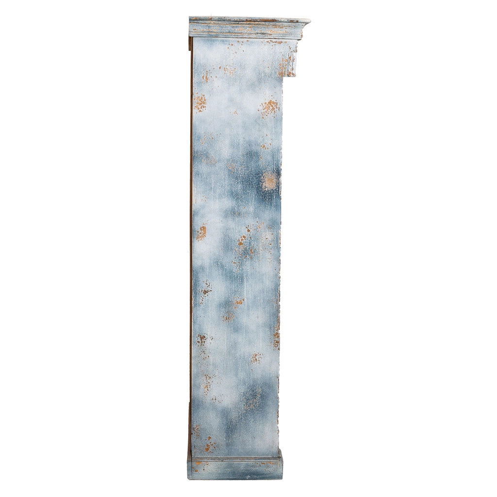 Scaffale in legno finitura artigianale 80x46x180h cm