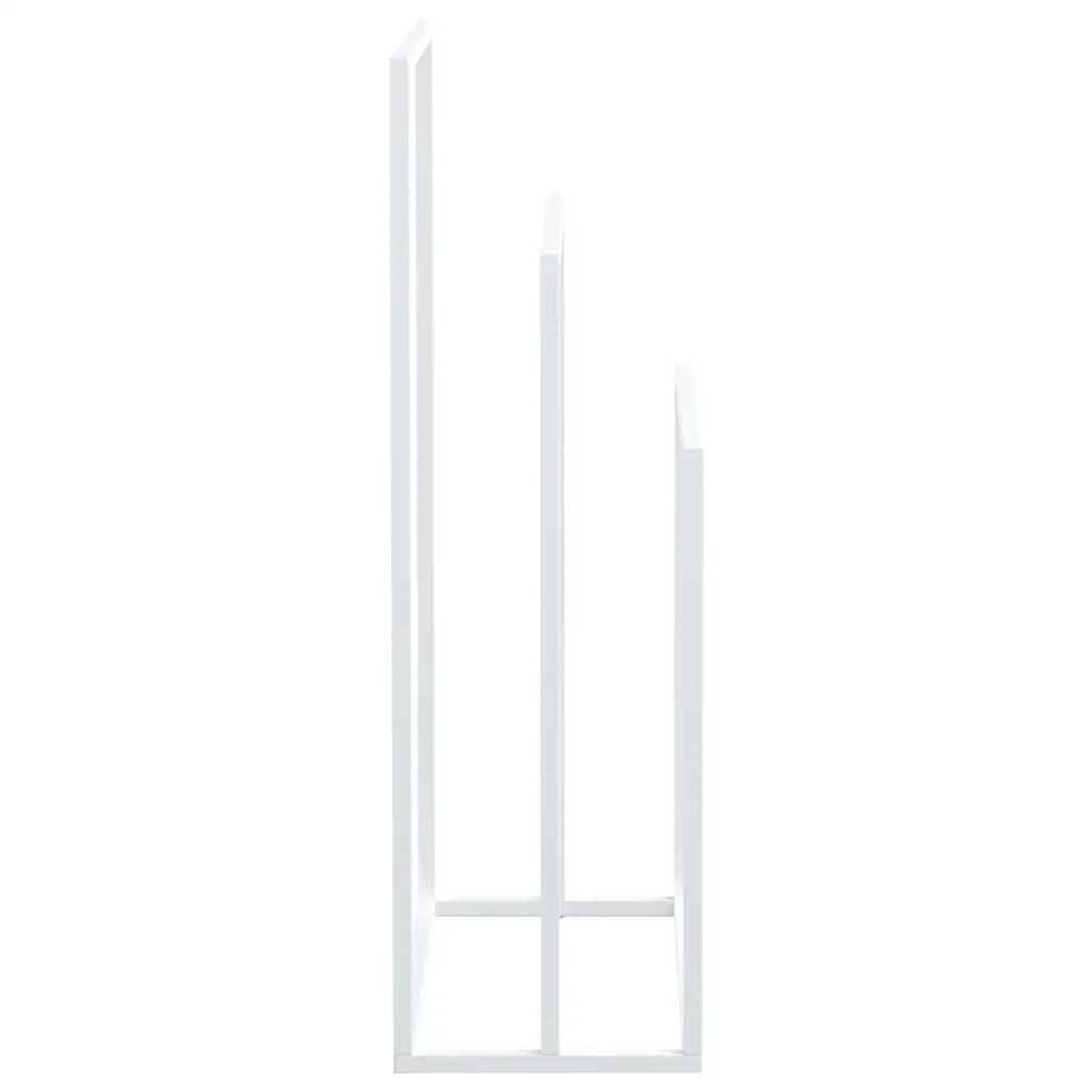 Portasciugamani da Pavimento Bianco 48x24x79cm in Ferro cod mxl 52912