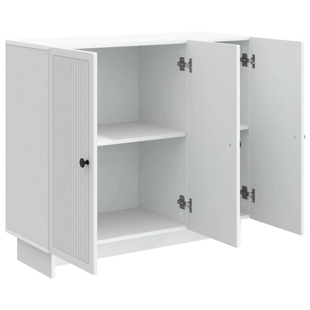 Credenza Bianco 89 x 34,5 x 80 cm Legno ingegnerizzato 893955