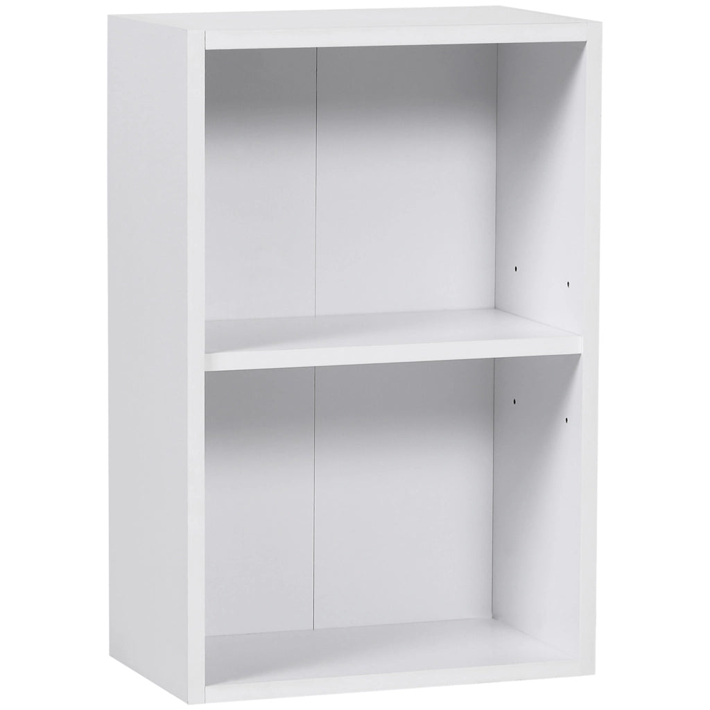 Libreria Bassa in Legno ¨C Xylo ¨C Bianco con Ripiano Regolabile 40x24x61cm