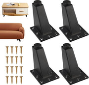 Accessori per mobili - Pieghevoli a diverse altezze - 8 cm - Accessori per mobili - Per armadi e divani - Set da 4 pezzi