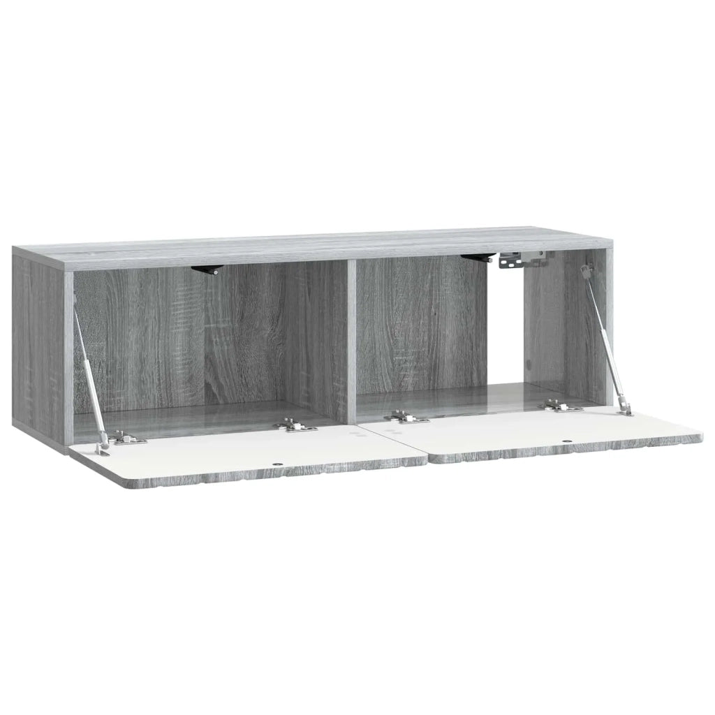 Mobile Porta TV da Muro 98 x 31 x 30 cm Sonoma grigio 898391