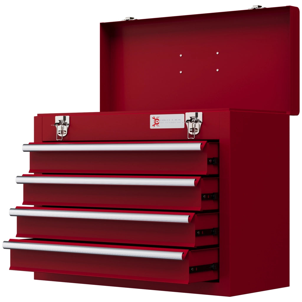 Cassettiera per attrezzi con 4 cassetti ¨C zephmum ¨C Rosso 51x22x39.5 cm