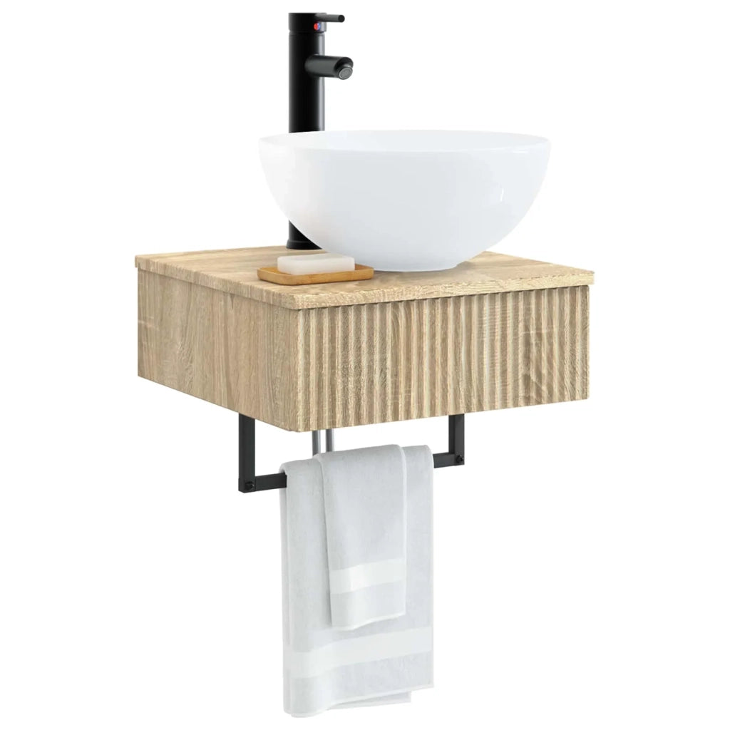 Lavabo da Parete Rovere Sonoma 40 x 41 x 40,5 cm CFW1535537