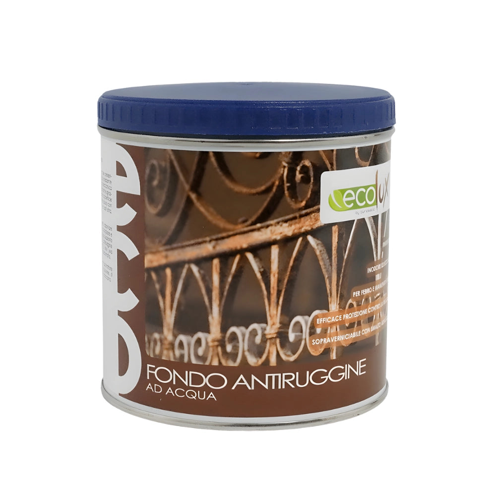 Ecolux fondo acrilico antiruggine per ferro riverniciabile *** formato 0,5 l, confezione 1