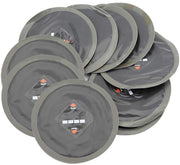 Kit di riparazione tubolari 90 mm - 10 pezzi - Gomma naturale - Punti di riparazione tubeless - Universale - Manutenzione efficace - Riparazione tubolari