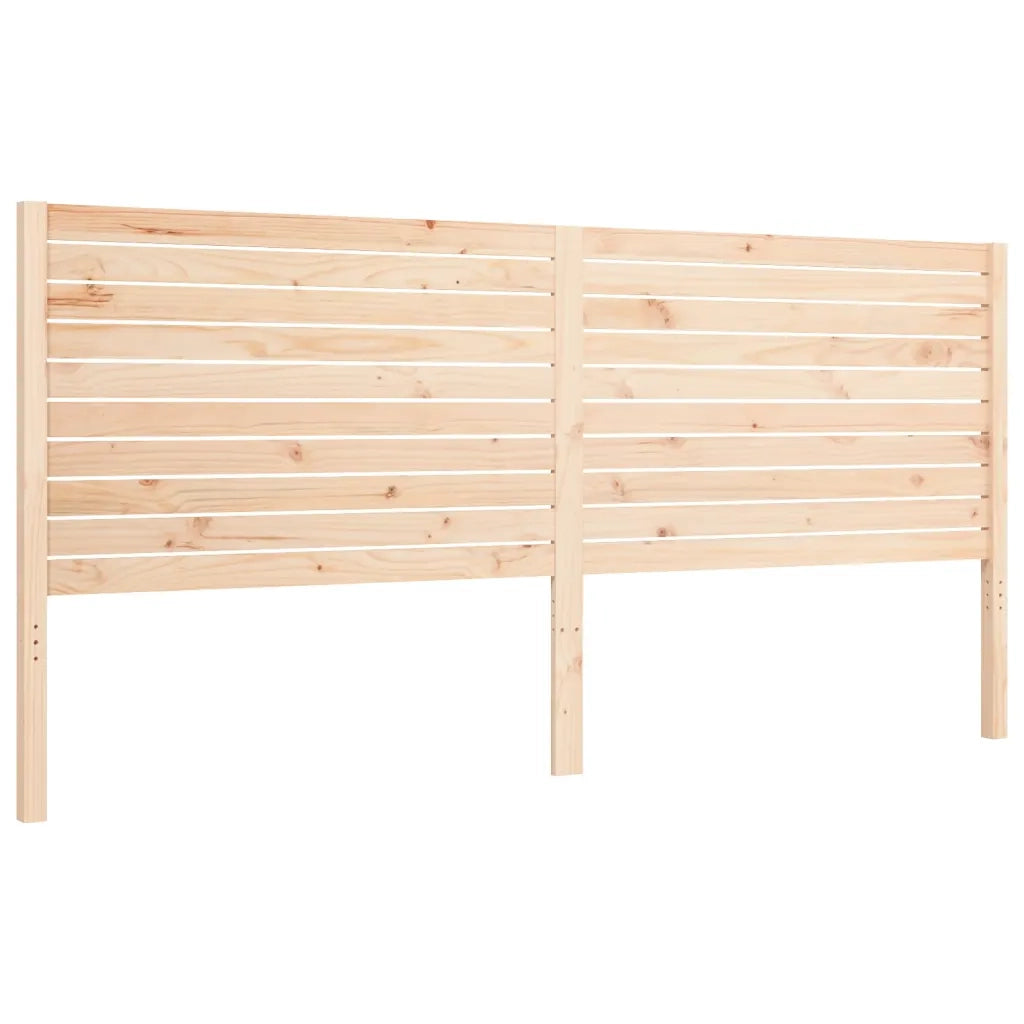 Giroletto con Testiera Super King Size-Struttura Letto in Legno Massello 854393