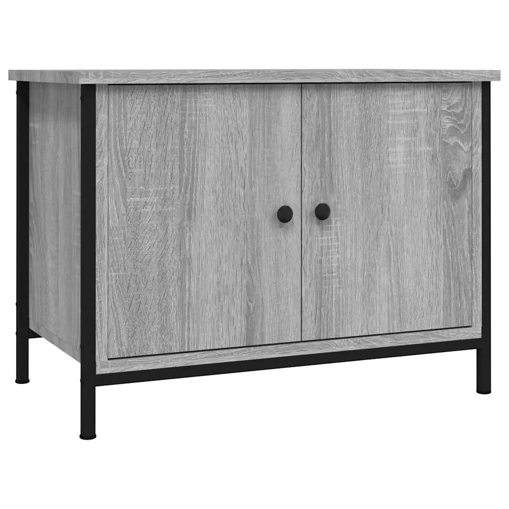 Mobile TV con Ante-Credenza per TV Grigio Sonoma 60x35x45 cm Legno Multistrato