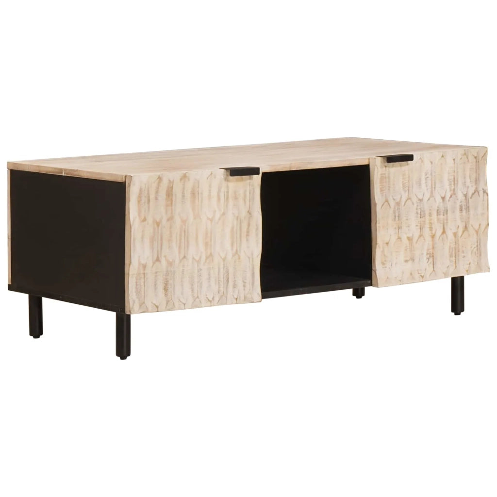 Tavolino da salotto | Tavolino da caff¨¨ | Tavolino da Soggiorno Bianco 100 x 54 x 40 cm