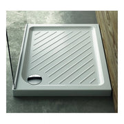 Piatto doccia in ceramica antiscivolo alto 7 cm Gemma 2 Ceramica Dolomite - Misura: 70 x 120 x h7 cm