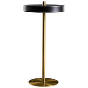 Lampada da tavolo a LED con base in metallo con dimmer nero in stile moderno