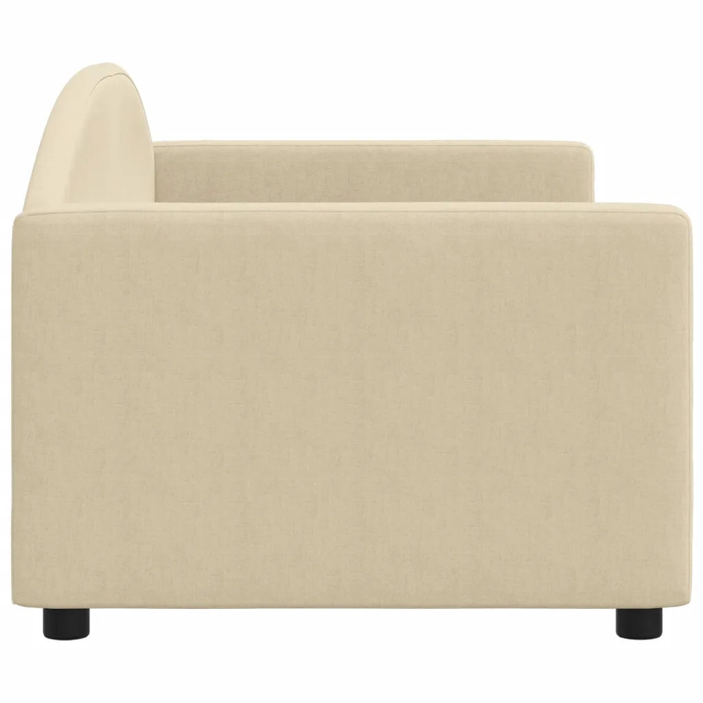 Letto da Giorno Crema 80x200 cm in Tessuto 354110