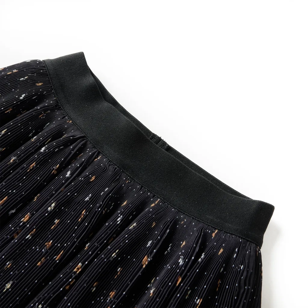 Gonna da Bambina a Strati con Design Arricciatura Nera 92 CFW2642453