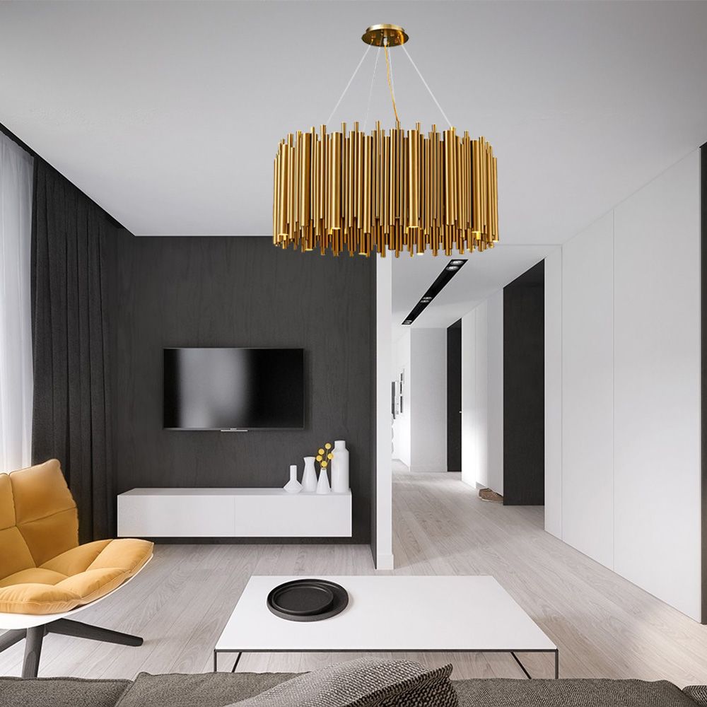 Lampada Da Soffitto Dorata APP1560-12CP