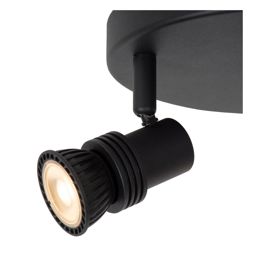 Faretto da soffitto KIANTI 2xGU10 nero Lucide
