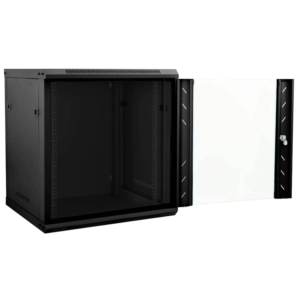 Armadio di rete dal design industriale per lo stoccaggio 60 x 45 x 65 cm in acciaio nero 02_0059070