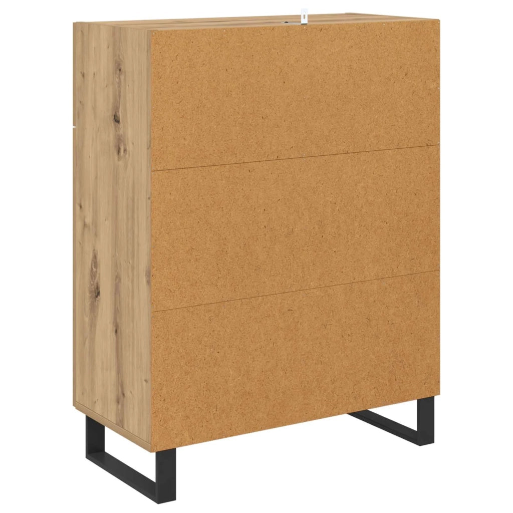 Credenza Rovere artigianale 69,5 x 34 x 90 cm Legno multistrato 882309