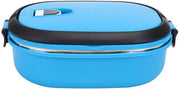 Lunchbox RVS Isolante Portatile, 900ml Contenitore Termico Singolo per Picnic Esterno
