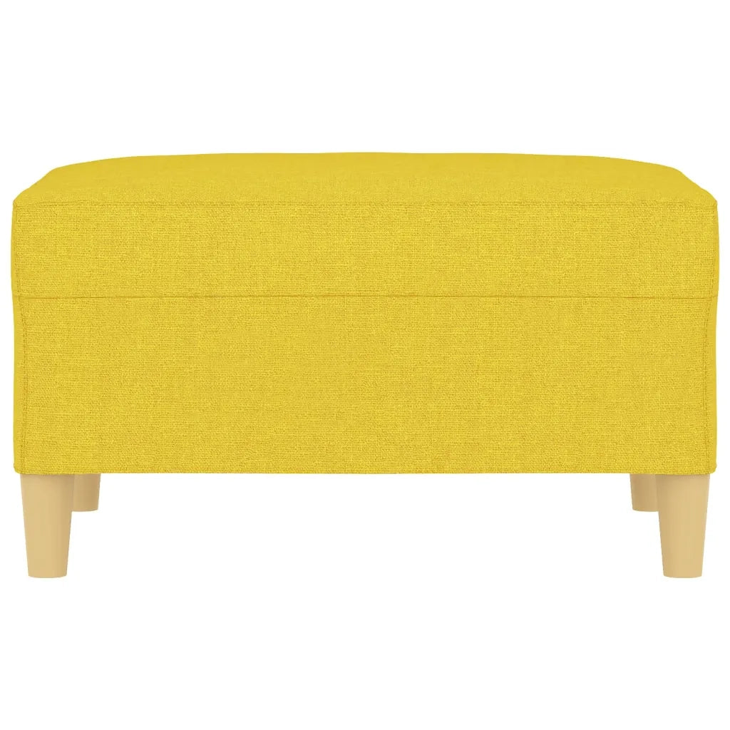 Poggiapiedi Giallo Chiaro 70x55x41 cm in Tessuto cod mxl 64304