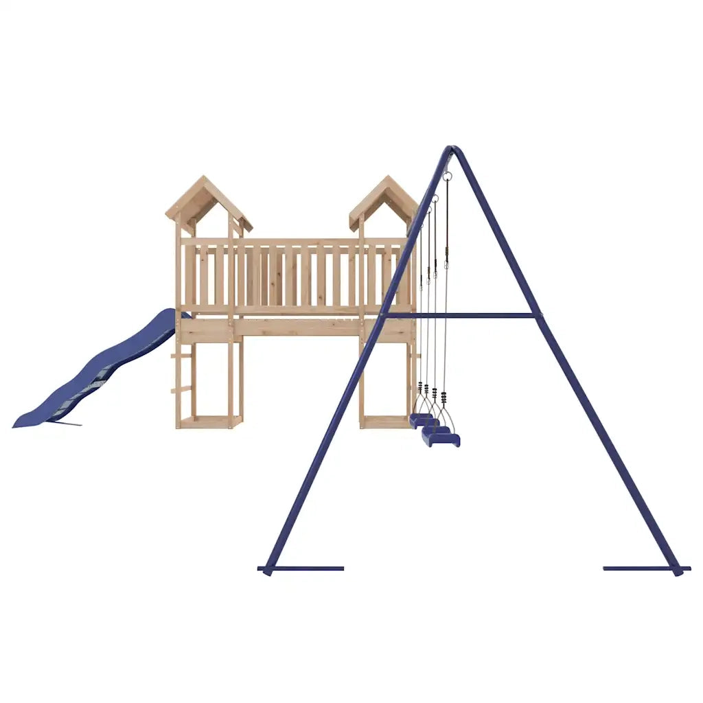 Set da Gioco da Esterno in Legno Massello di Pino 3155825