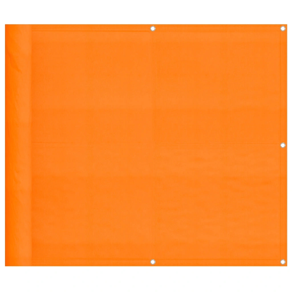 Paravento da Balcone Arancione 90x700 cm 100% Poliestere Oxford