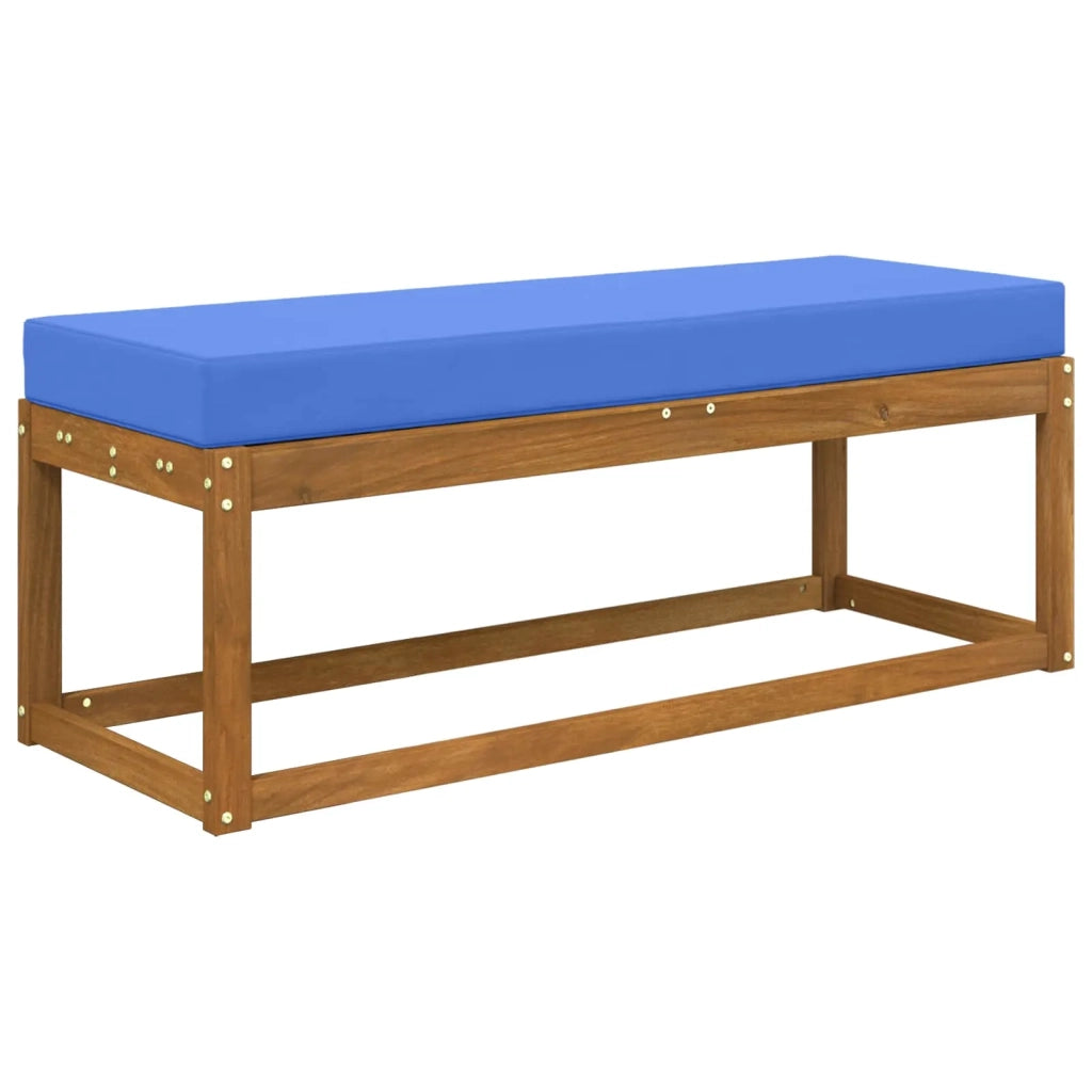 Cuscino da Sedia Esterno Turchese 111,5 x 40 x 8 cm 900981