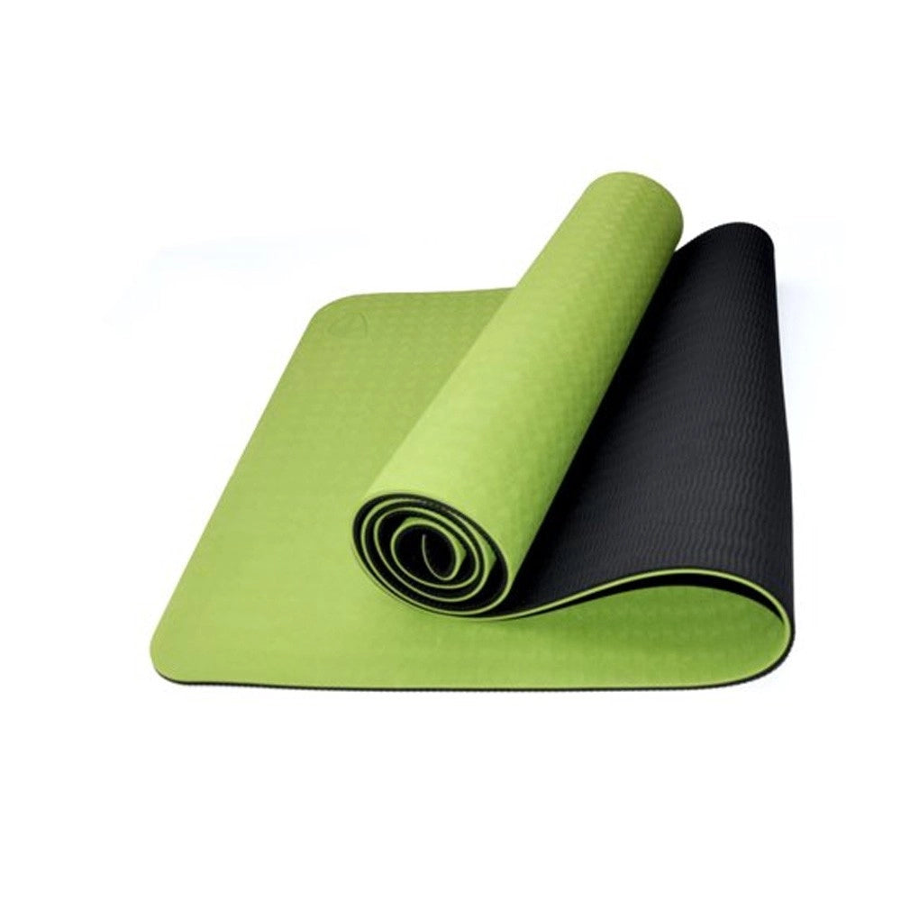 Trade Shop - Tappetino Yoga In Tpe 61x183x0.6 Cm Tappeto Aerobica Fitness Pilates Palestra -