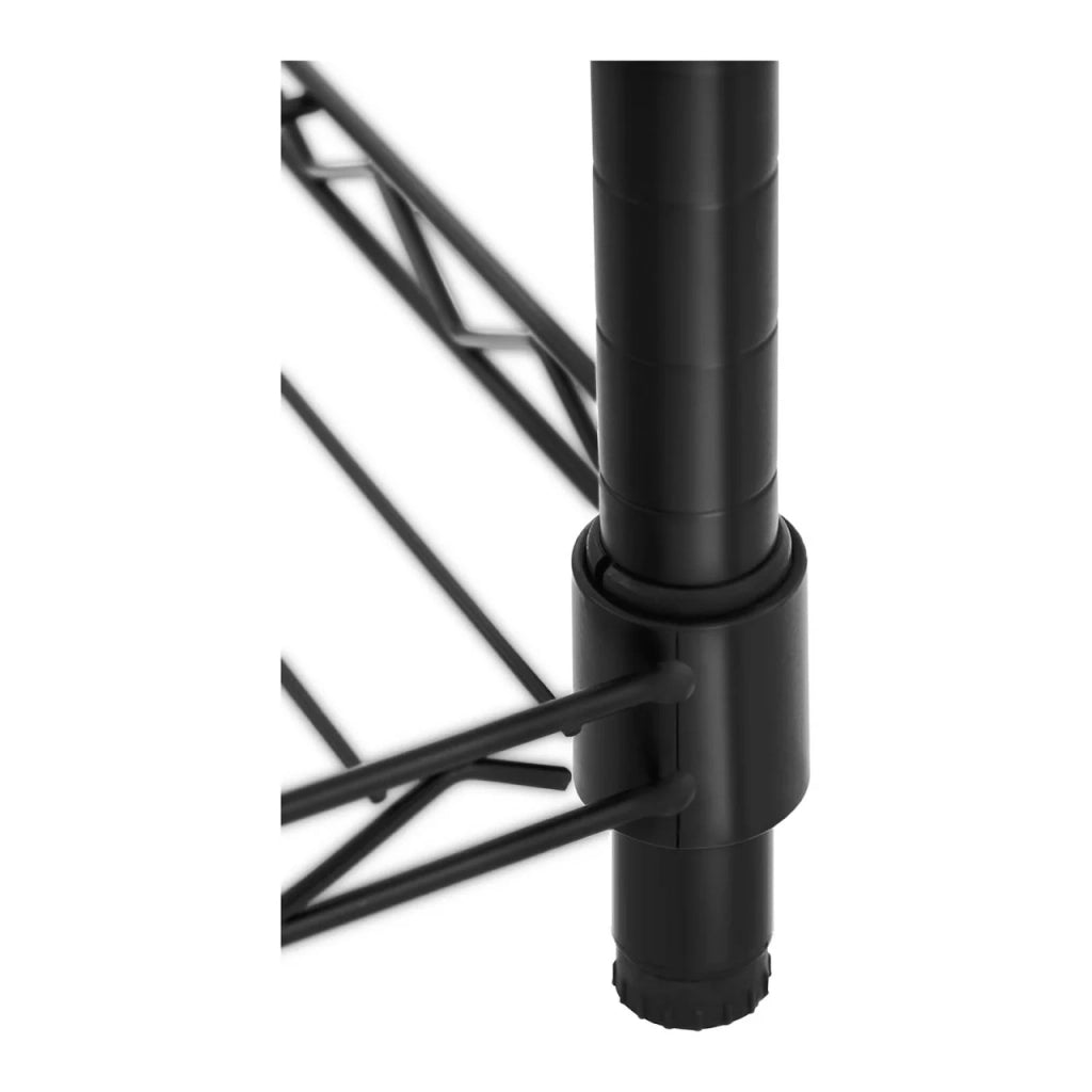Ripiano in metallo nero - 60 x 35 x 77 cm - 120 kg 14_0001540