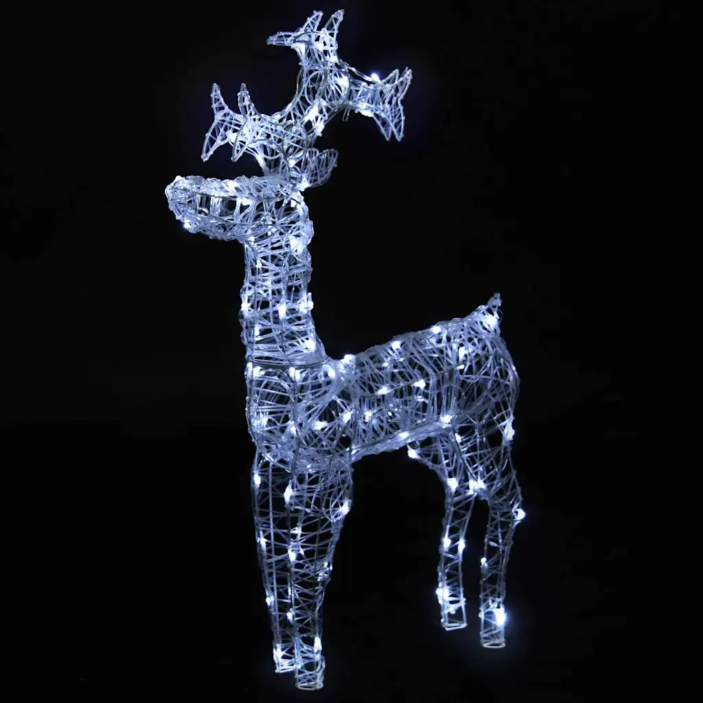 Decorazione Natalizia Renna 90 LED 60x16x100 cm in Acrilico 289961