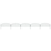 Set Recinzione da Giardino ad Arco 77,3x26 cm Verde 146101