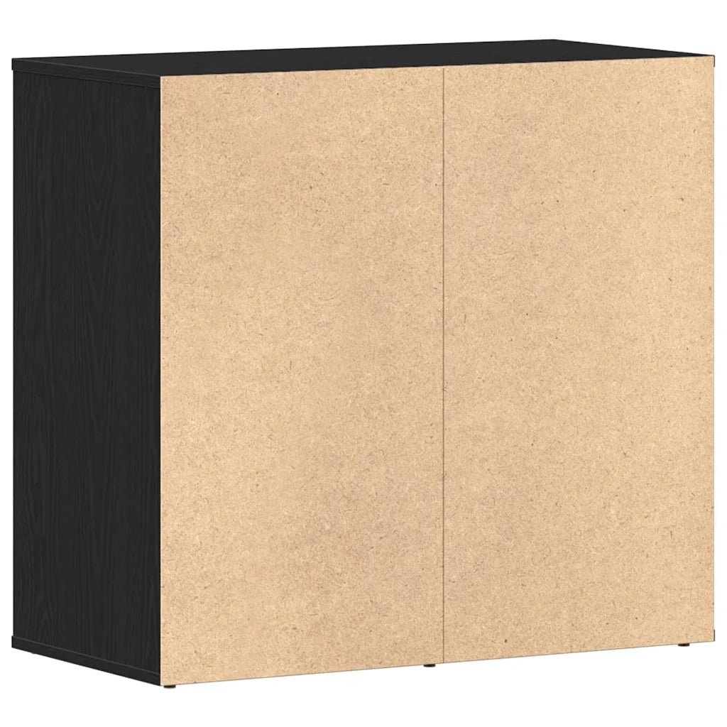 Mobiletto Cosmetico con cassetto Rovere Nero 80 x 40 x 75 cm 862787