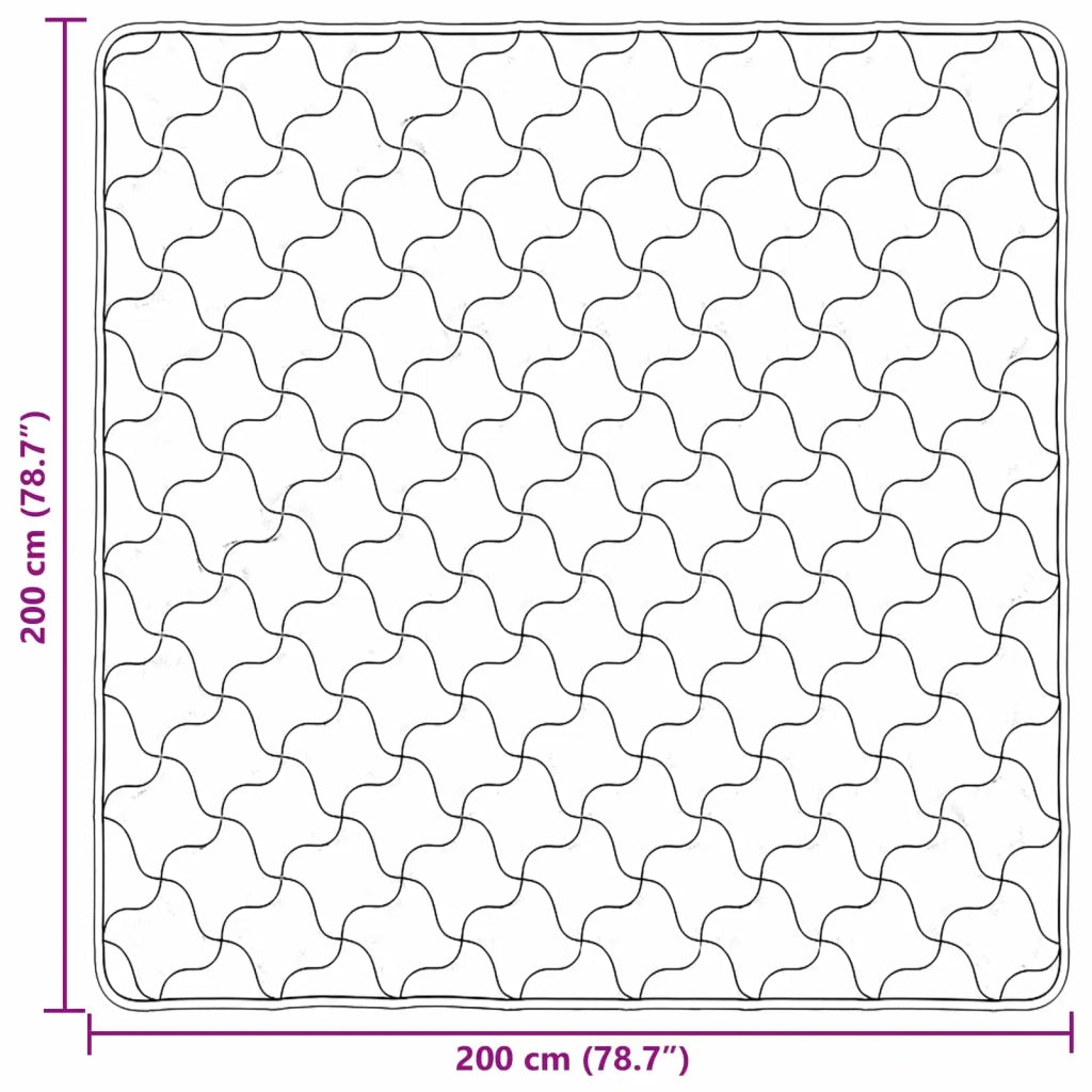 Piumone | Duvet Completo Annuale Trapuntato Antracite 200 x 200 cm
