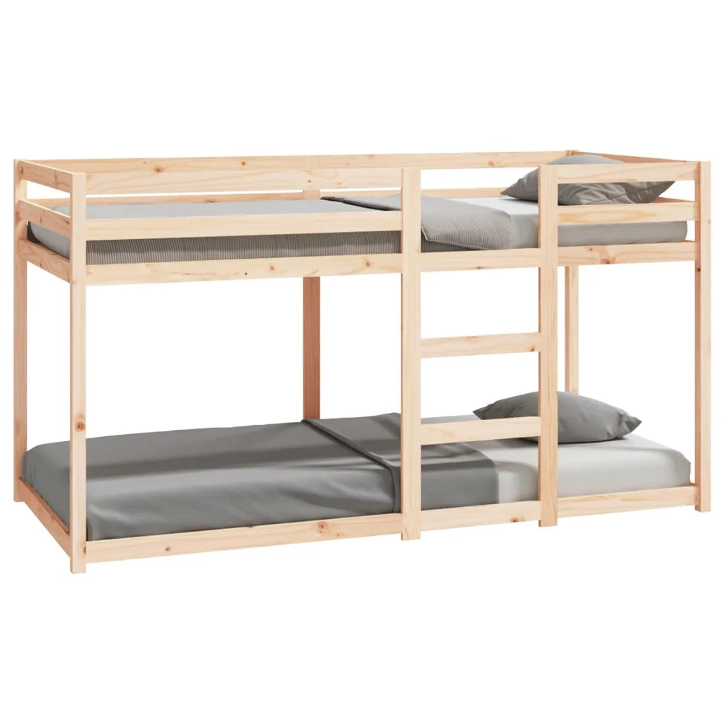 Letto singolo | Letto per adulti | Letto a Castello senza Materasso 90x200cm Massello Pino